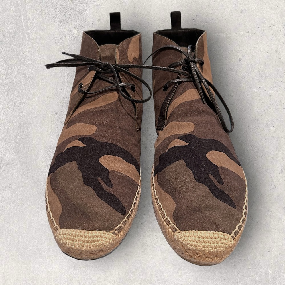 Saint Laurent Camo Espadrilles - Picture 1 of 7